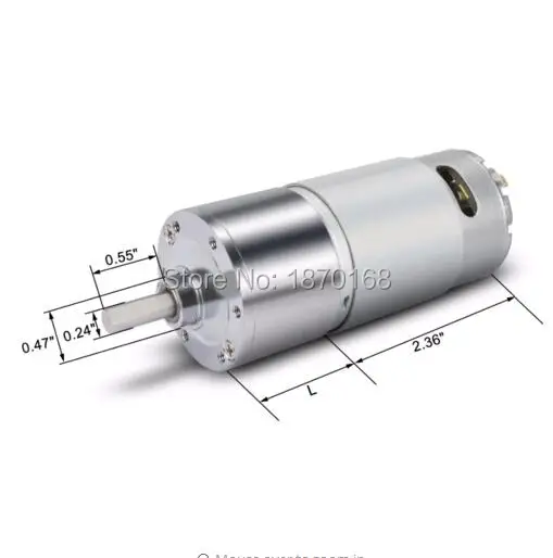 

800RPM DC12V Micro Gear Box Motor Speed Reduction Electric Gearbox centric Output Shaft with 6mm Diameter, 15mm Length, M3 Hole