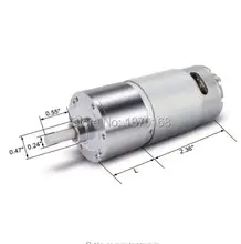 800RPM DC12V Micro Gear Box Motor Speed Reduction Electric Gearbox centric Output Shaft with 6mm Diameter, 15mm Length, M3 Hole dc12v gear motor electric reduction geared motor 67rpm metal gearbox micro gear motor 2000rpm