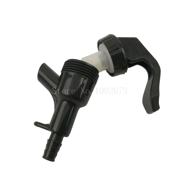 Black Plastic Queeeze Picnic Party Tap Beer Faucet for Homebrew Keg Draft Beer Dispensing (9)