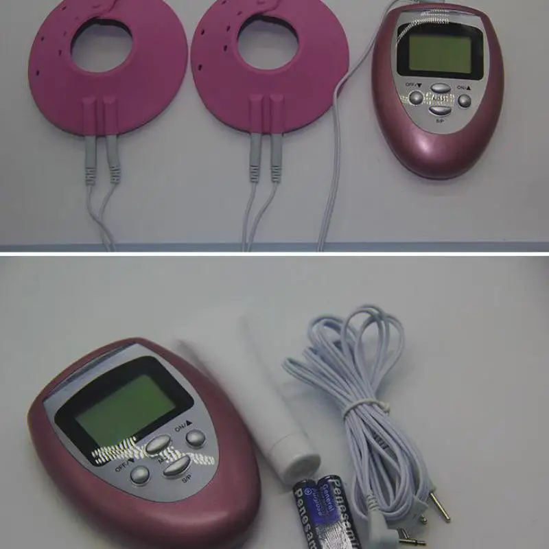 1set 2016 Electronic Nipple Vibrator Breast Enlargement Enhancer Massager Magic Cup Tens Muscle Massage Bra Fino Massageador |