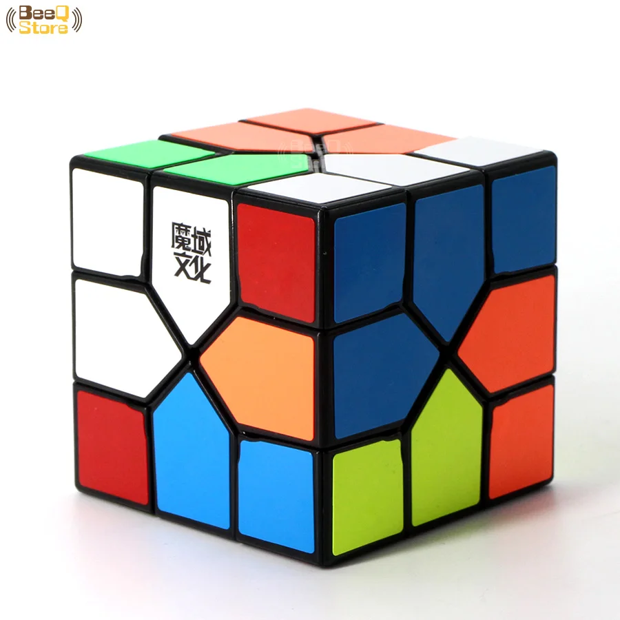 Moyu Yuhu реди Cube Magic Cube Stickerless 3x3 Цветной корпус головоломка Профессиональный Треугольники Форма Cubo Magico развивающие