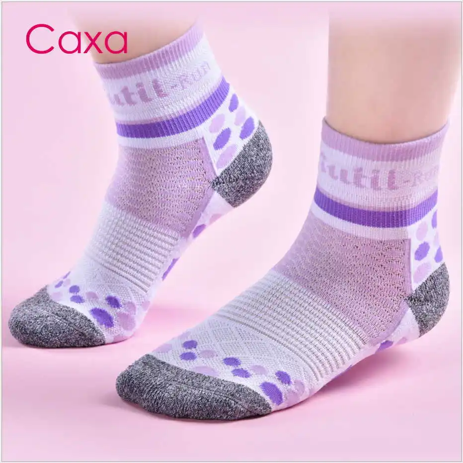Professional Womens Running Socks 4 Pair Anti-sweat Comfortable Soft Quick Dry Jogging Climbing Socks