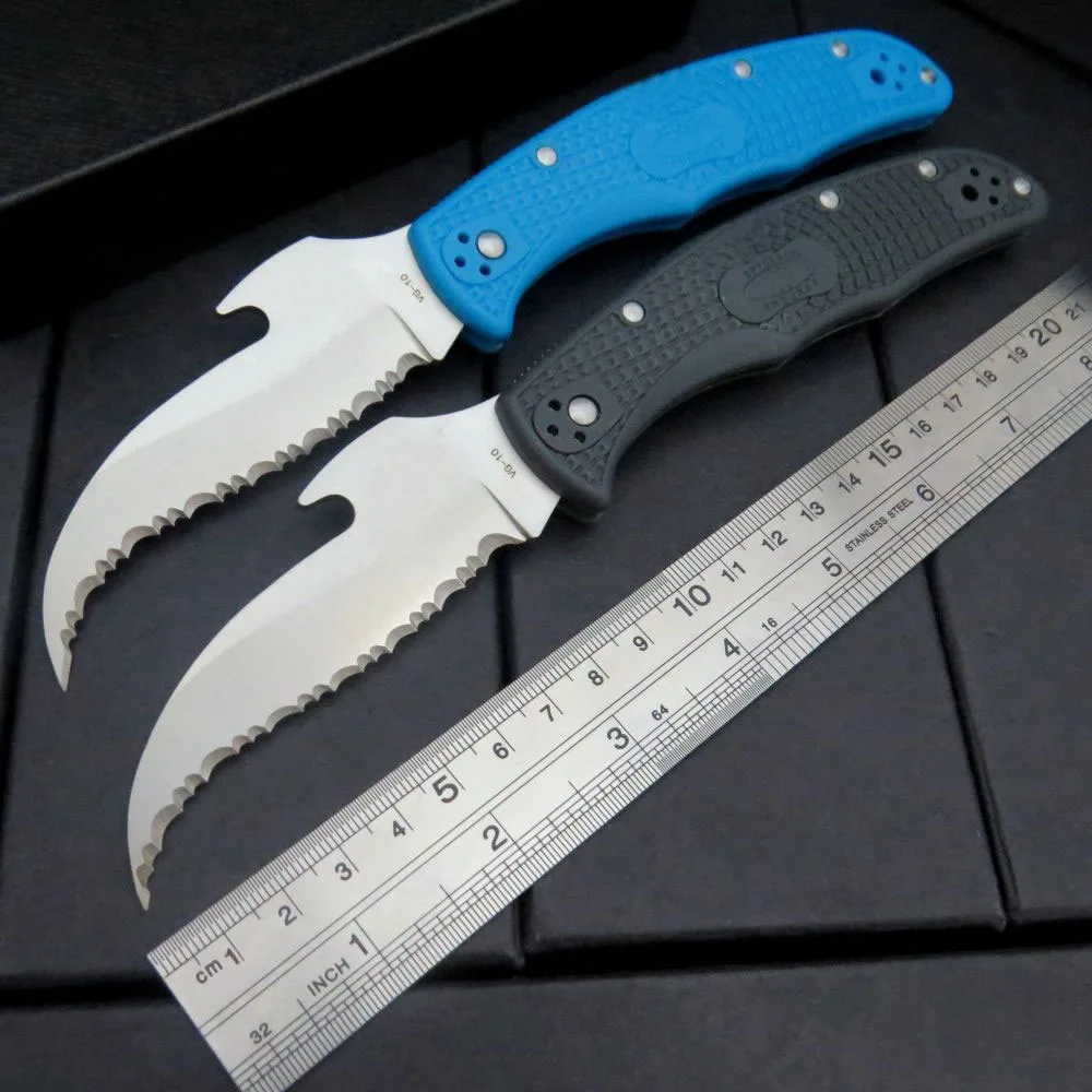 

Brave Fighter CS GO Karambit Knives C10 SBK2 Folding Knife VG10 Serrated Blade knife Tactical Hunting Tools EDC Pocket Tool