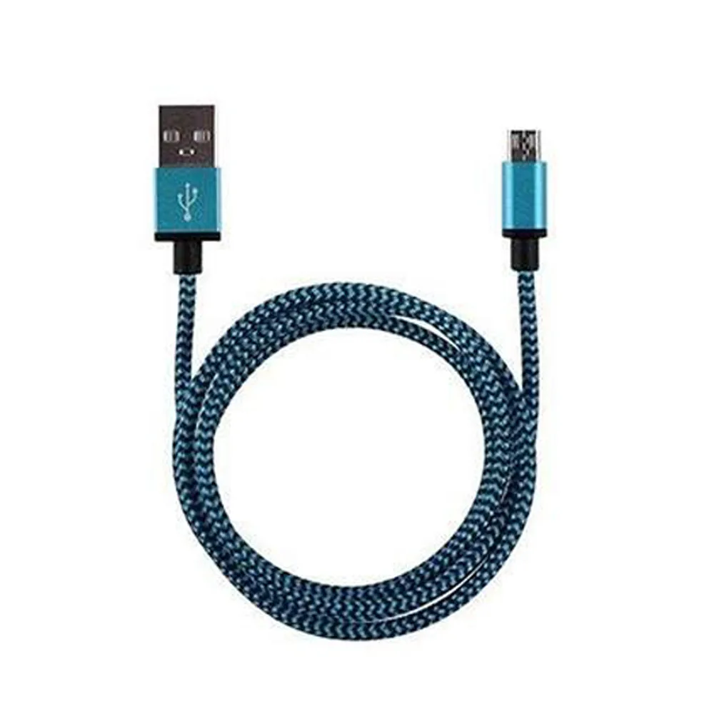 مصغرة مكافحة تدخل التكنولوجيا 2A العالمي مضفر الألومنيوم المصغّر usb بيانات و مزامنة أسرع شاحن كابل للأندرويد الهاتف