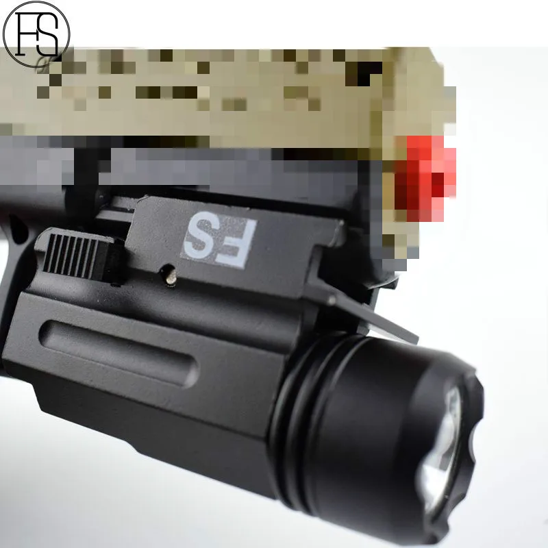 Тактический светодиодный фонарик охотничий лазерный пистолет Glock 17 19 для спорта