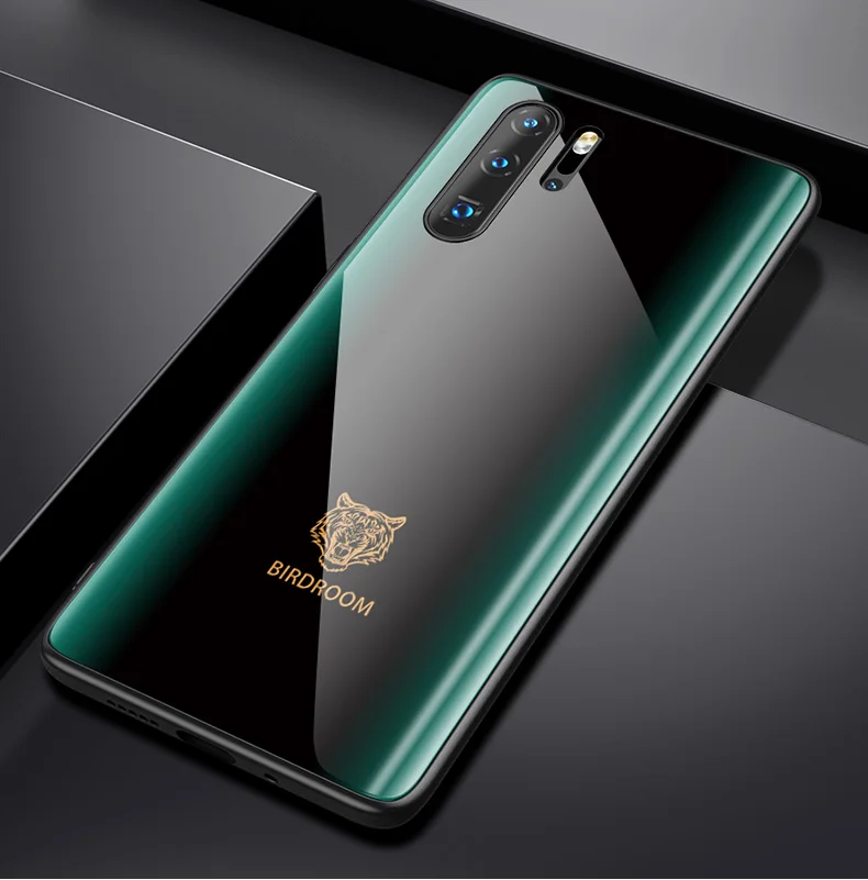 Для huawei P30 Pro изогнутый стеклянный чехол P30 Pro Чехол Противоударная задняя крышка силиконовый мягкий край для huawei P 30 Pro защитная оболочка