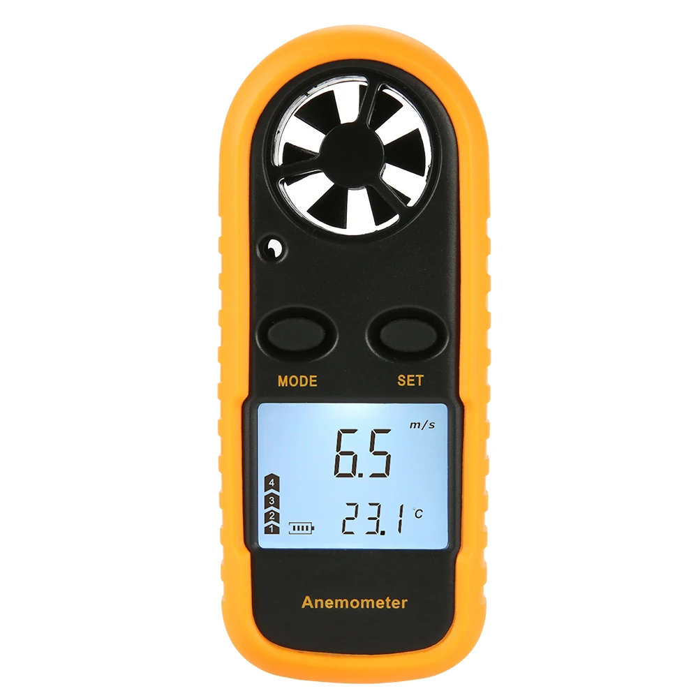 Portable Digital Anemometer Handheld Electronic tachometer Wind Speed