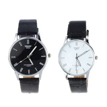 2016 Free shipping Fashion 2colors quartz watch Classic Men’s Watch Roman Number Electronic Leather WristWatch