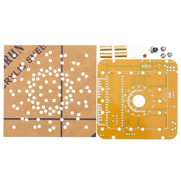 Dac Leory Diy Colored Ball Electronic Kit 3d Led Light Cube Kit 16x9 Led Music Spectrum Diy For Dac Mp3 For Diy Welding Enthusiast Audio & Video Replacement Parts