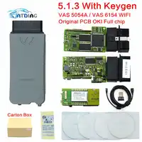 オリジナル OKI VAS 5054A ODIS V5.1.3 Keygen Bluetooth AMB2300 VAS 6154 WIFI VAS5054A フルチップ VAS5054 UDS Vag 診断ツール
