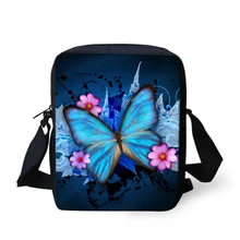 Fashion Women Messenger Bags Butterfly Printed Crossbody Bag for Girls Small 3D Animal Shoulder Bag Children Satchel Travel Bags