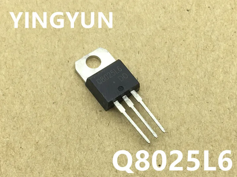 10 шт./лот Q8025L6 8025L6 TO-220 25A 800 в двунаправленный тиристор новый оригинал | Электроника