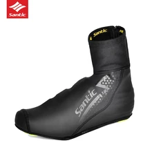 Santic Winter New Design Men Cycling Shoes Cover Warm Windproof MTB Road Bike Bicycle Overshoes Bicycle Shoes Cover Protector