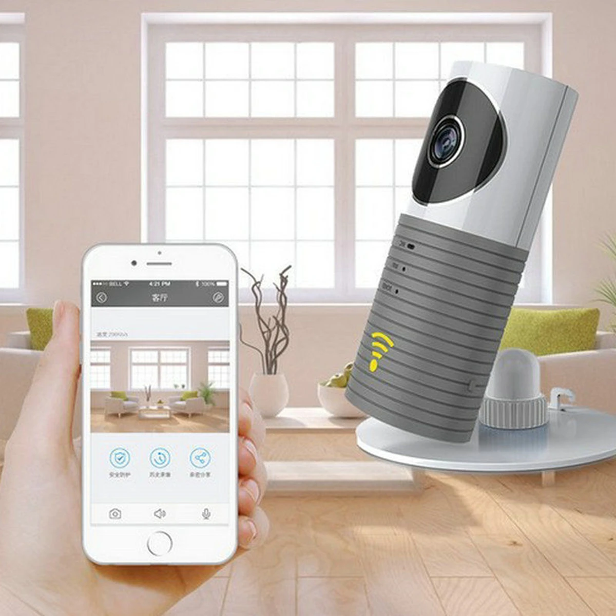 WiFi Wireless 720P Night Vision Remote Control Motion Detection Real