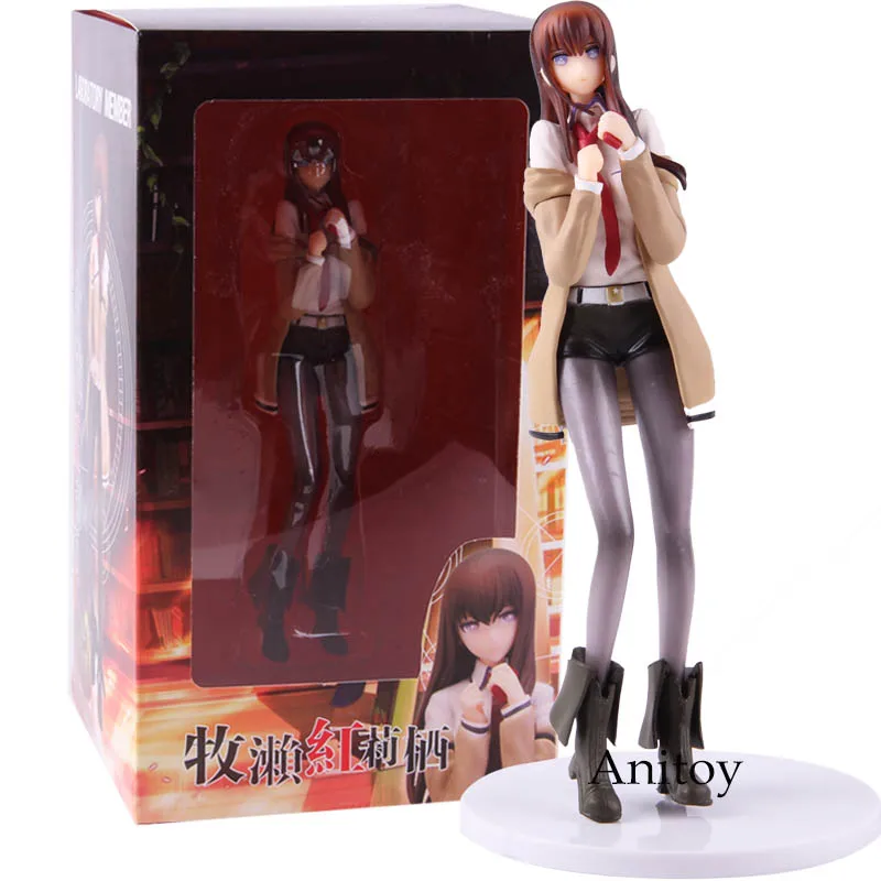

Anime Steins Gate Makise Kurisu Laboratory Member Action Figure Collectible Model Toy Gift