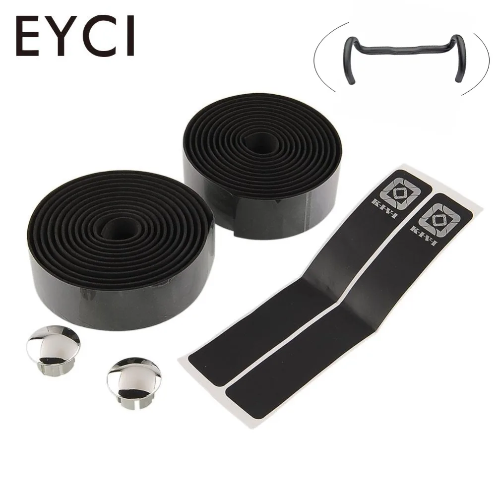 

2x Road Bike Bicycle Handlebar tape Cork Ribbon Outdoor Cycling Sport Non-slip Handle Belt with 2 Bar Plugs High quality