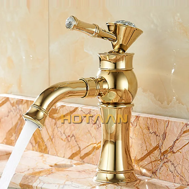 Bathroom Gold Basin Faucet for Home 3