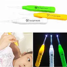 1 шт., легкая Ложка для удаления ушной серы, копание светящейся копания ушной шприц в японском стиле, детская чистка ушей
