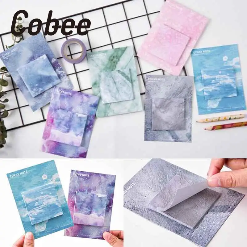 Бумажные блокноты для Заметок Post It Notes наклейки ноутбука стол Изысканный мини