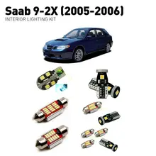 Светодиодные внутренние фонари для SAAB 9-2x 2005-2006 11 шт. Светодиодные Автомобильные фары комплект освещения автомобильные лампы Canbus