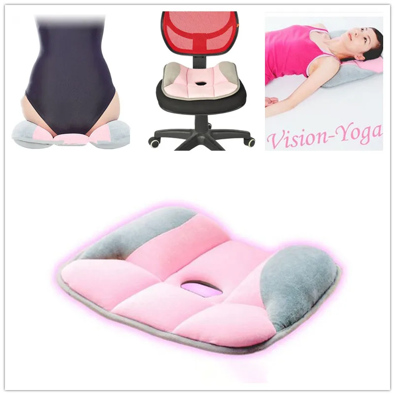 

1X Back Tailbone Sciatica Pain Relief Mat Pad 15.7" Coccyx Orthopedic Seat Chair Hip Push Up Shaping Cushion for Lower ES1228