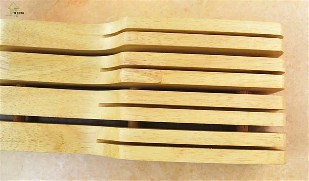 Fashion Creative Multifunctional Knife Holder Health Bamboo Knife Rest Easy To Cleaning Knife Rack Practical Kitchen Accessories11