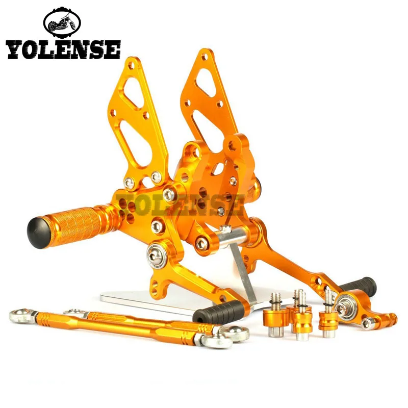 

For DUCATI 1098 1198 848 Motorcycle Accessories CNC Aluminum Footrest Rear Sets Adjustable Rearset Foot Pegs