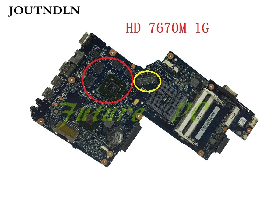 JOUTNDLN для Toshiba L850 C850 материнская плата ноутбука H000052720 PGA989 HM76 DDR3 W/7670 M 1GB GPU тестовая