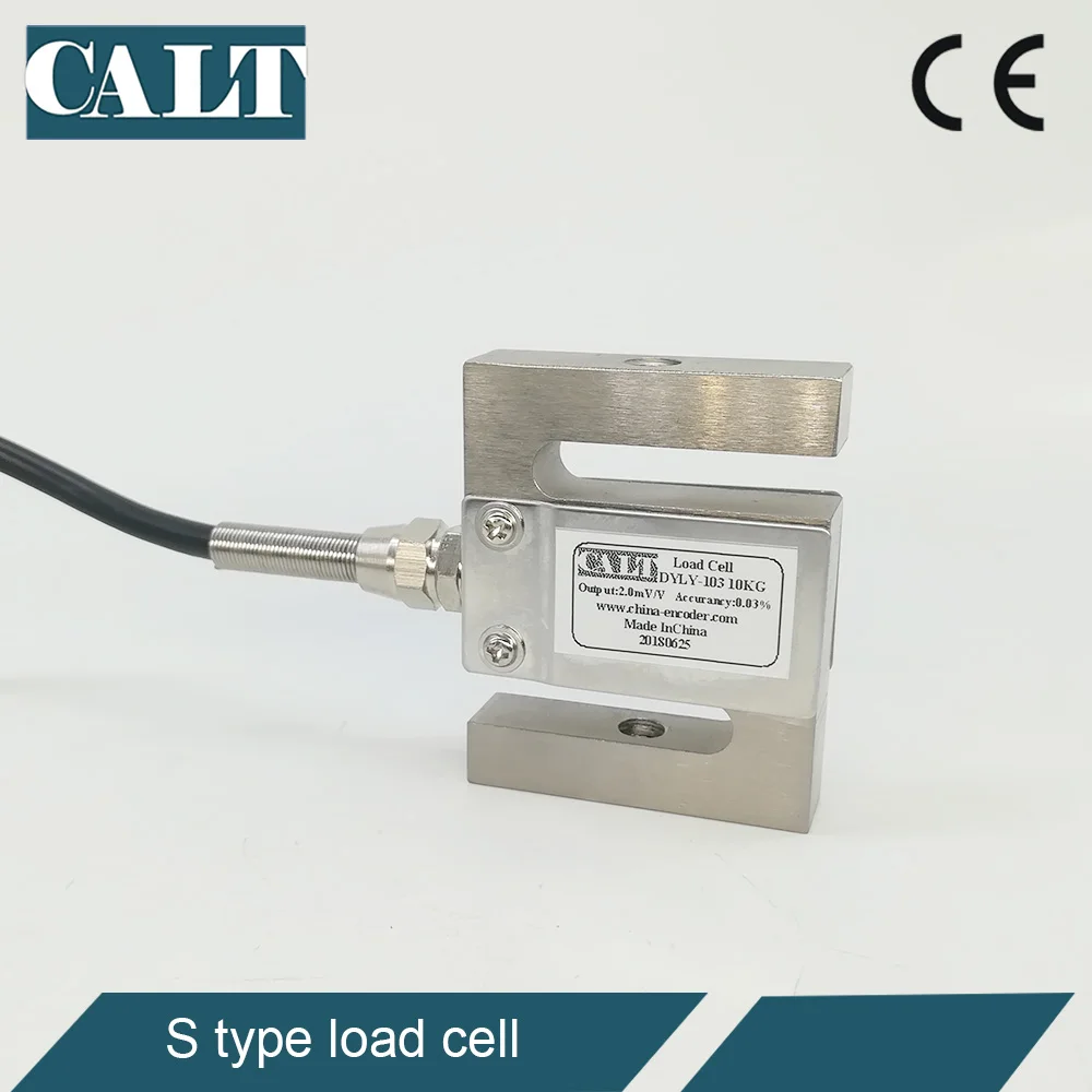 CALT 2000 кг S Тип Мини датчик нагрузки нажимной вес силы сжатия capacitiy DYLY 103|Приборы для
