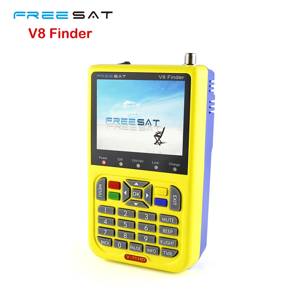 Freesat v8 finder digital finder 3 5 inch LCD digital satFinder DVB S2 Vs sathero MPEG