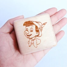 Handmade Wooden When you wish upon a star Music Box Mechanism Musical Box Gift For Christmas/Birthday/Valentine’s day Natural