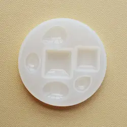 Силиконовые формы квадратные капли Овальный Кулон из кабошона смолы Силиконовые формы ручной работы DIY ювелирных изделий эпоксидной смолы