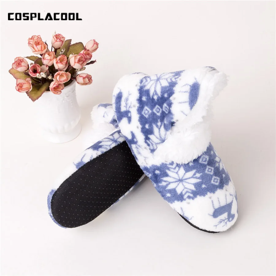 [Cospacool] женская домашняя теплая мягкая обувь в горошек, Meias нескользящие носки-тапочки для женщин, высокое качество, для сна, Calcetines Mujer