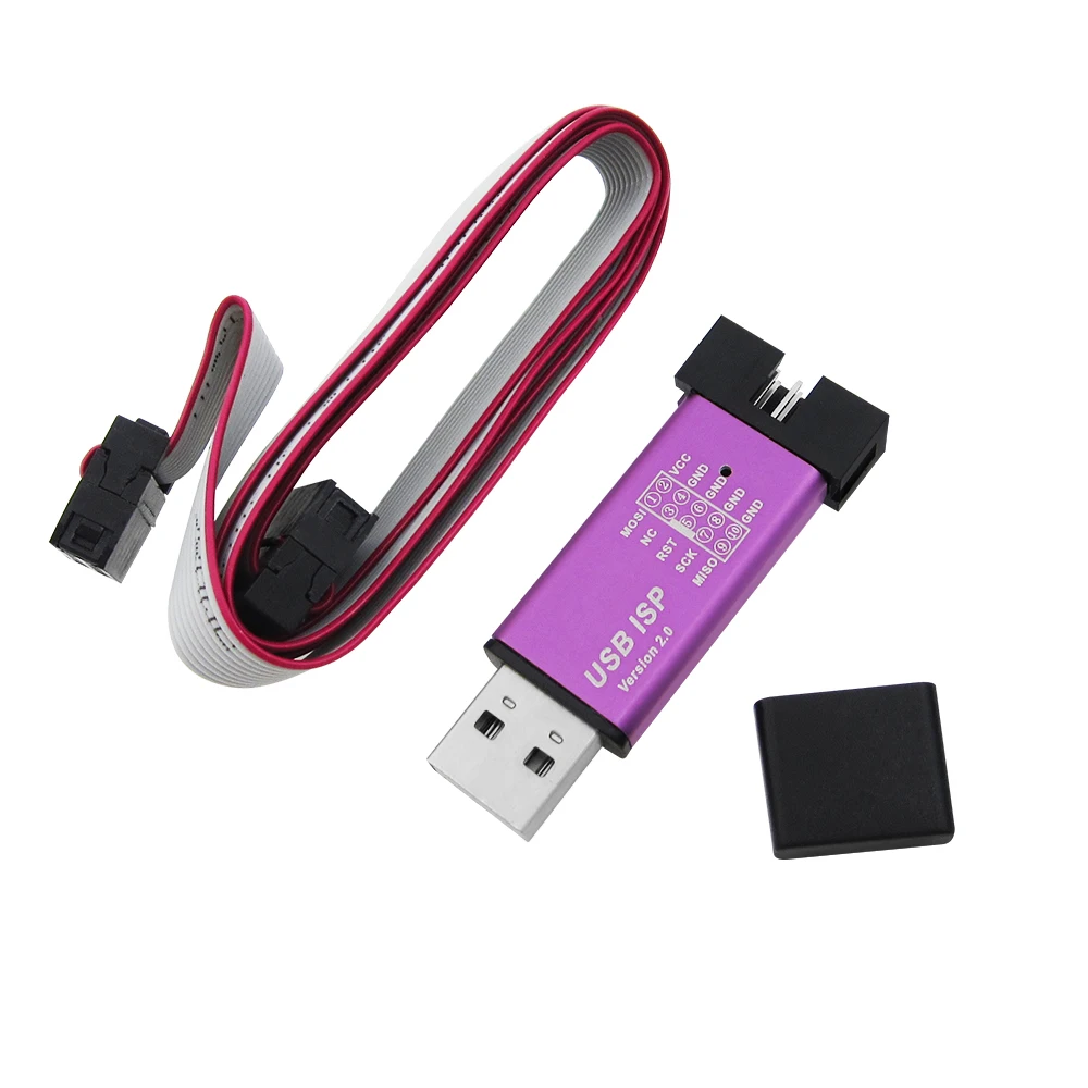 

1pcs USB ISP USBasp USBisp Programmer for 51 AVR download support Win 7