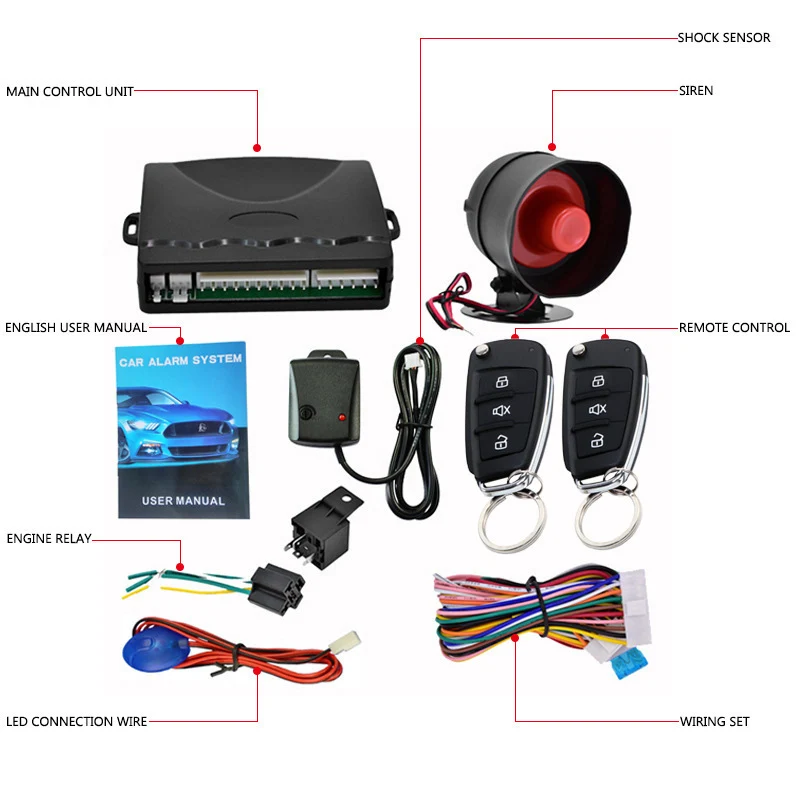 Автомобильная сигнализация, автомобильная система дистанционного управления, комплект, противоугонная система для центрального дверного замка, замок CSL88
