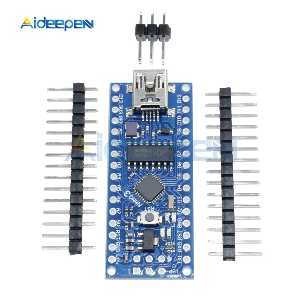Плата интерфейса ATmega168 Nano V3.0 3 0 CH340G CH340 Mini USB UART модуль микроконтроллера для Arduino В 5