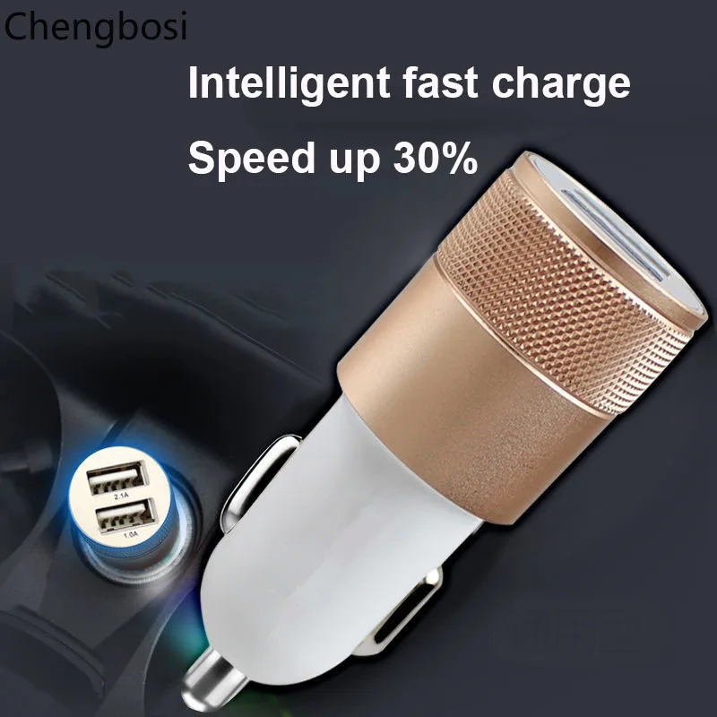 

2 USB Output Car Charger 2.1A Max(Real) Fast Charge for Iphone X XS MAX XR 6 7 8plus for Samsung S6 S5 S4 Mobile Phones Tablets