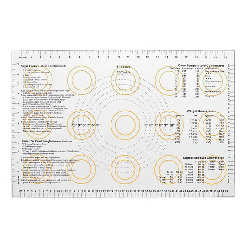 40x60cm Силиконовые коврики для выпечки лист тесто для пиццы антипригарный держатель для кондитерских изделий Кухонные гаджеты Инструменты для приготовления пищи посуда Аксессуары для выпечки - Цвет: 40x60cm