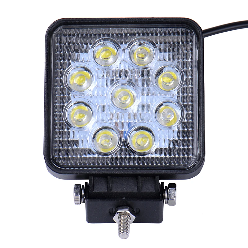 10 Pcs/Lot 27W LED Work Light for Indicators Motorcycle Driving Offroad Boat Car Tractor Truck 4x4 SUV ATV Flood/Spot | Автомобили и