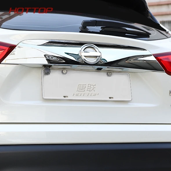Задняя Крышка багажника литьевая крышка планки коврик подходит для Nissan Qashqai ABS хром