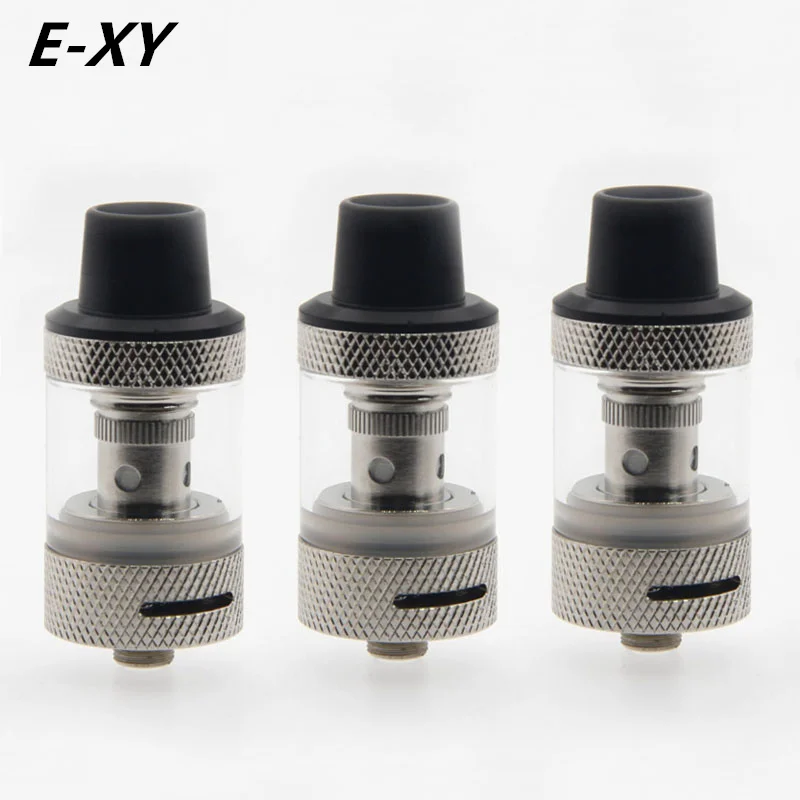 

E-XY G1 RBA Atomizer Vapor Knurled Tank 22mm Vaporizer 2.5ML Capacity 0.5 ohm for E-Cigarette Vape Box Mod