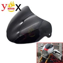 Pare-brise déflecteur de fumée sombre pour moto, pour DUCATI MONSTER S4R MS4R 2003-up S4RS MS4RS 2005-up