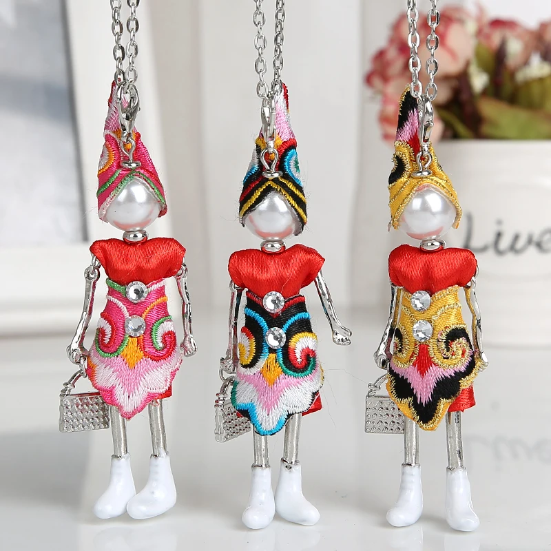 Buy New Doll Necklace Pendants Colorful New Fashion