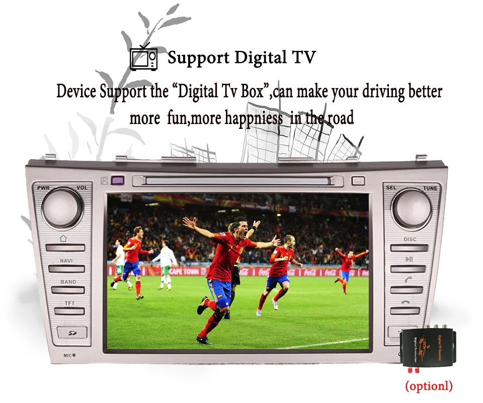 Top 4G+64G Android 9.0 Car Autoradio dvd Video headunit with 3/4g wifi gps navi For Toyota camry 2007 - 2011 SWC TPMS OBD2 DAB BT SD 4