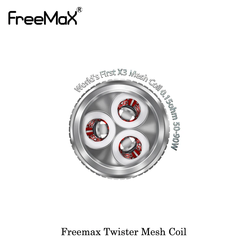 50 шт./лот) Freemax Твистер сменная спиральная электронная сигарета S316L X1 0.12ohm 0.15ohm/X2 0.2ohm/X3 0.2ohm сетки для Fireluke