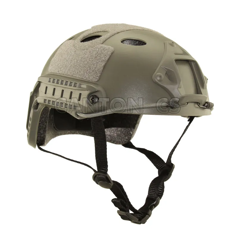 

Military Style SWAT Combat PJ Type Fast Simple Helmet Shooting Airsoft Paintball Protection Helmet Outdoor Gear