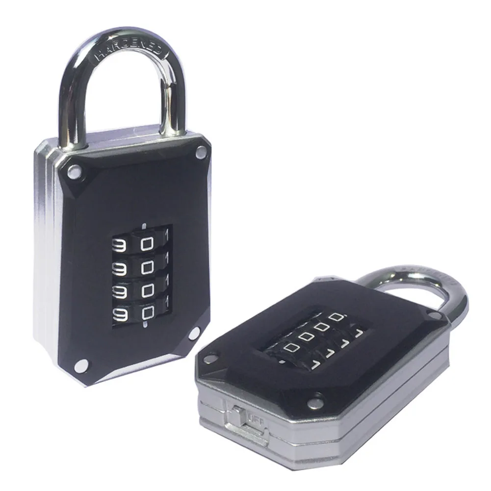 

Hardened Resettable Large Home Padlock Weatherproof 4 Digit Gym Lock Outdoor Warehouse Zinc Alloy Lockers
