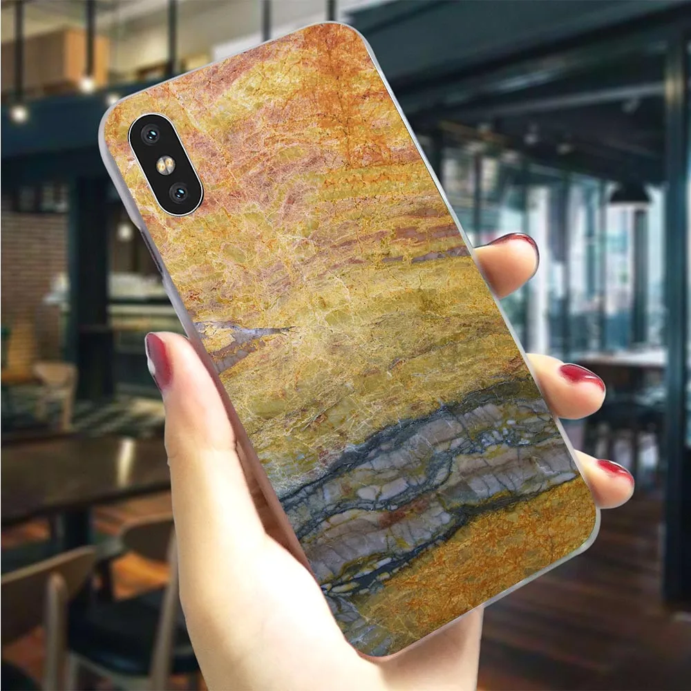 Plastic Phone Cover for iPhone 7 Plus Pure Marble Case for iPhone 5S Cases Xs Max X 8 Plus 6 6S XR 5 SE