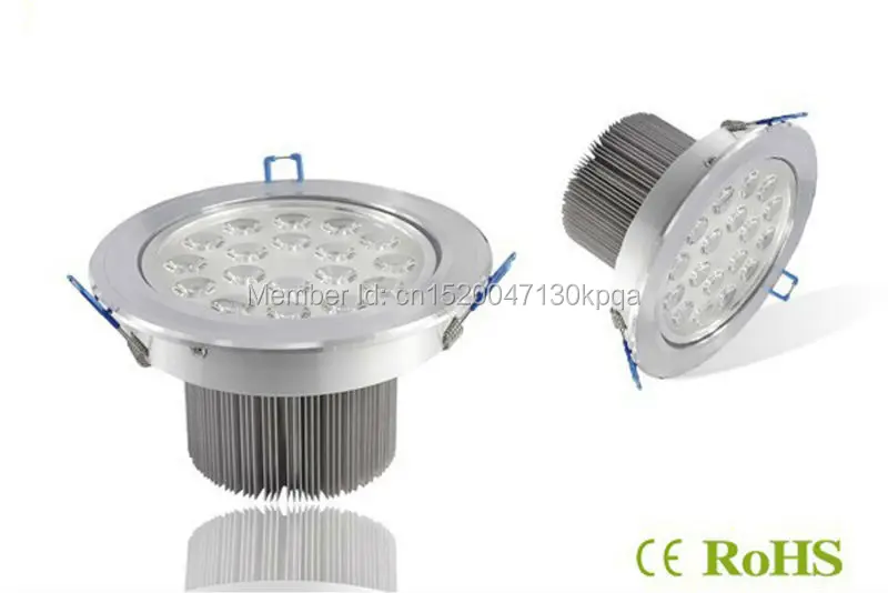 (60 шт./лот) 3 года гарантии 100-110lm/w dimmable Подпушка с подсветкой Подпушка свет 18 Вт удара потолочные встраиваемые Освещение spotlight лампы