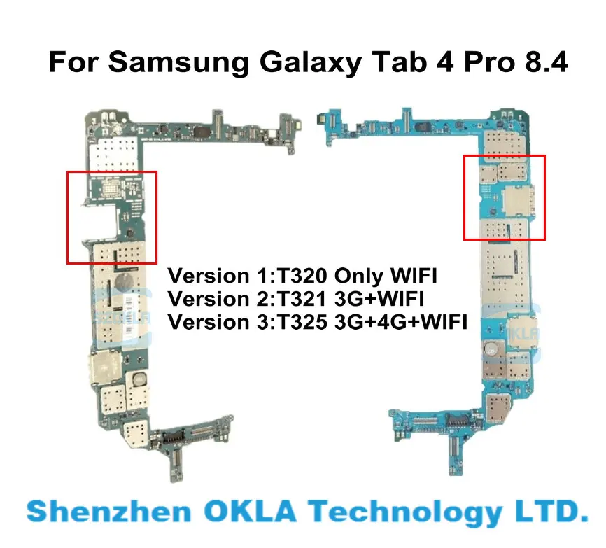 1 шт. б/у для samsung Galaxy Tab 4 Pro 8,4 T320 T321 T325 2G ram 16G rom Материнская плата замена логической платы